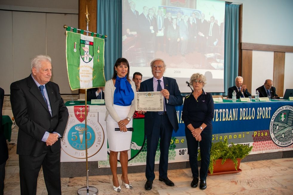 Premiazione Nozze d'Oro con l'UNVS